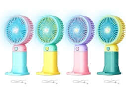 Ventilador De Mesa Para Quarto Com 199 Velocidades, Silencioso E