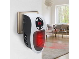 Mini Aquecedor Compacto com Ventilador para Secretárias e Mesas - Aquecedor de Espaço 500W com Controle Remoto HB013 HB066 S/MARCA