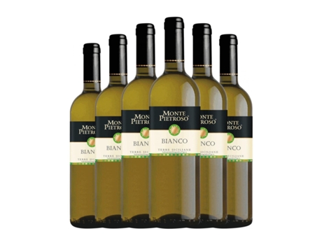 Vinho branco MONTE PIETROSO Bianco Terre Siciliane (0.75 L - 6 Unidades)