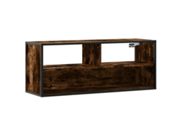 Tv Cabinet, Tv Cabinets Vidaxl Marrom Madeira Processada (n/a)
