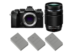 Om 5 Mark Ii Preto + 40 150mm F/4 Pro + 3 Om System Bls 50 + Ebook “20 Dicas para Fotos Que Impressionam” OM SYSTEM
