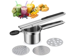 Amassador de batatas manual com 3 discos intercambiáveis DUREFORWARD