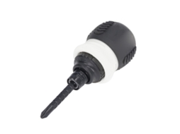 Chave De Parafusos Com Ratoete Cross Slot Ajustável Mini Aço De Vanádio-cromo 2 Funções Cinza