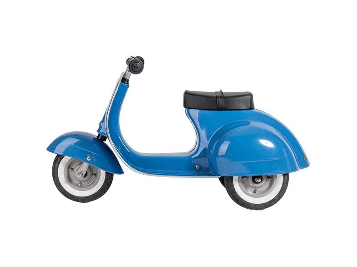 Bicicleta De Equilíbrio Ambosstoys Azul Brinquedo De Metal Para Crianças