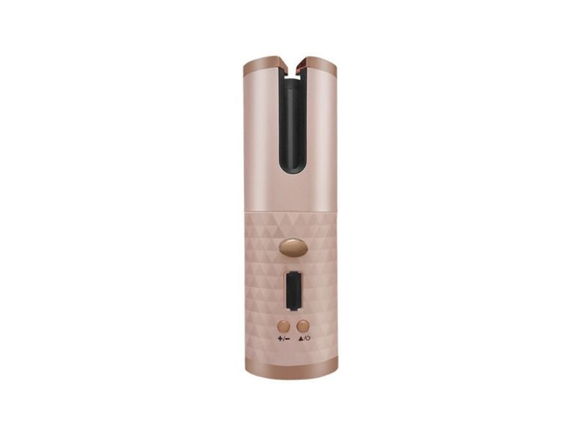 Ferro De Ondulação Automático Recarregável Sem Fio, Ferramenta De Estilo De Cabelo Para Ondas Perfeitas Dourado Onlike