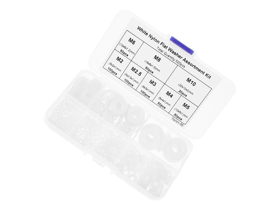 Kit de arruelas plásticas brancas para isolamento GOKOCO