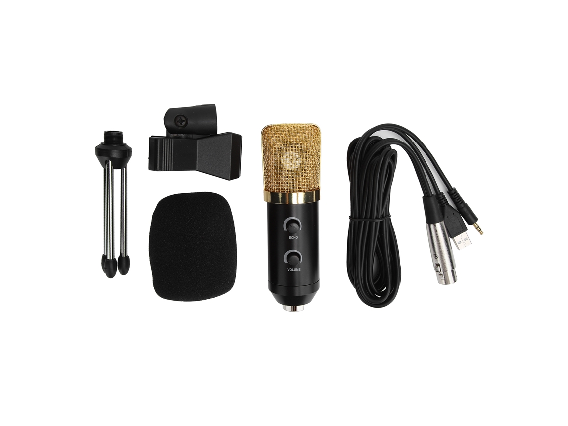 Cabo 3.5mm Macho Mini Xlr 3pin Profissional Dourado Microfone Câmera S/MARCA