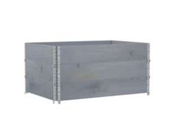 Pallet Collar, Pallet Collars Vidaxl Cinzeto Madeira De Pinho (120 X 80 Cm)
