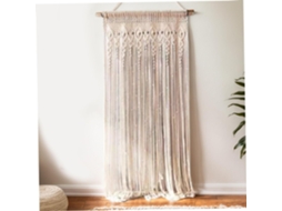 Cortinas Boho Gcroet, Cortinas De Algodão Trançado Em Macramê, 100x200cm, Cortina Divisória Decorativa Para Pendurar Em
