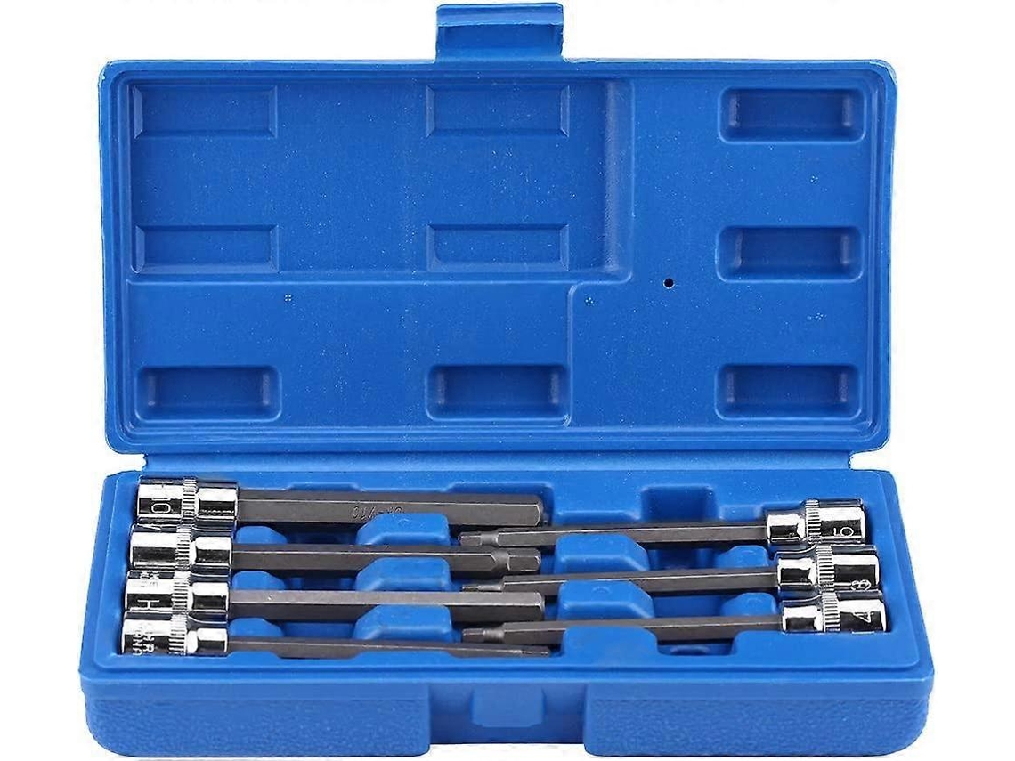 Conjunto de porcas e 7 brocas longas para furadeira S/MARCA