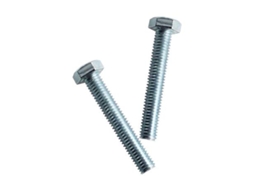 Tornillo hexagonal 6x10 din-933 8.8 zinc. acero blanco c-500