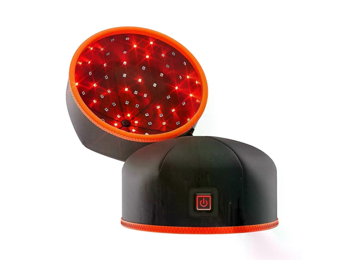 Terapia capilar com luz vermelha PENGDSJE para ativar os folículos capilares.