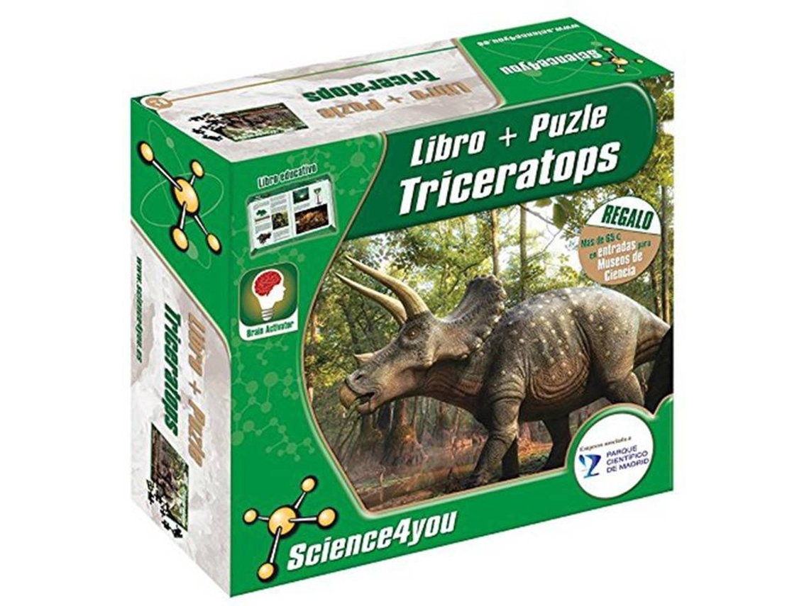 Livro DISFRAZZES e Puzzle Triceratops
