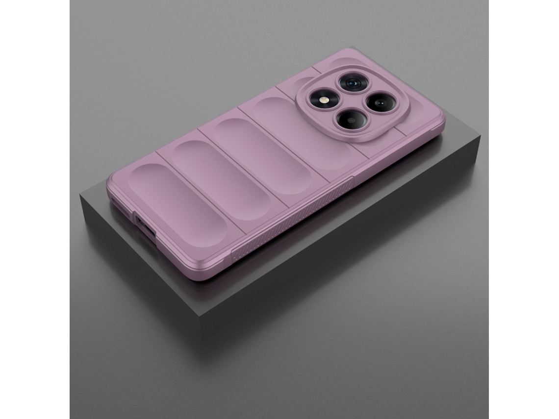 Capa Hexinyigjly Para Xiaomi Redmi Note14 4g Antichoque Com Toque Sensorial Roxo