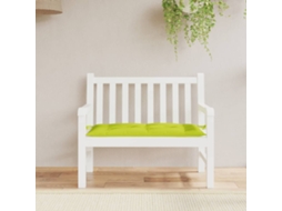 Vidaxl Almofadão P/ Banco De Jardim Tecido Oxford Verde Brilhante