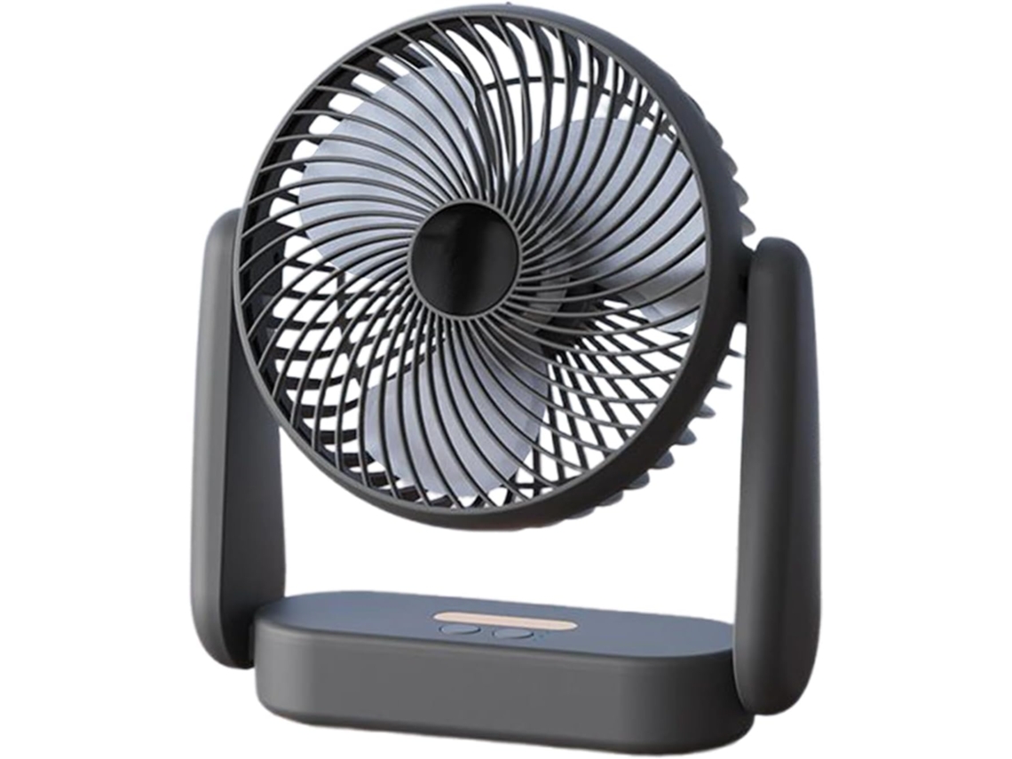 Ventilador De Mesa Portátil - Resfriamento Parede Recarregável Via
