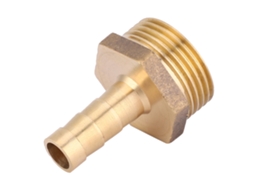 Conector De Tubo De Latão Laxiscreed Para Gases E Líquidos Com Roscas Externas