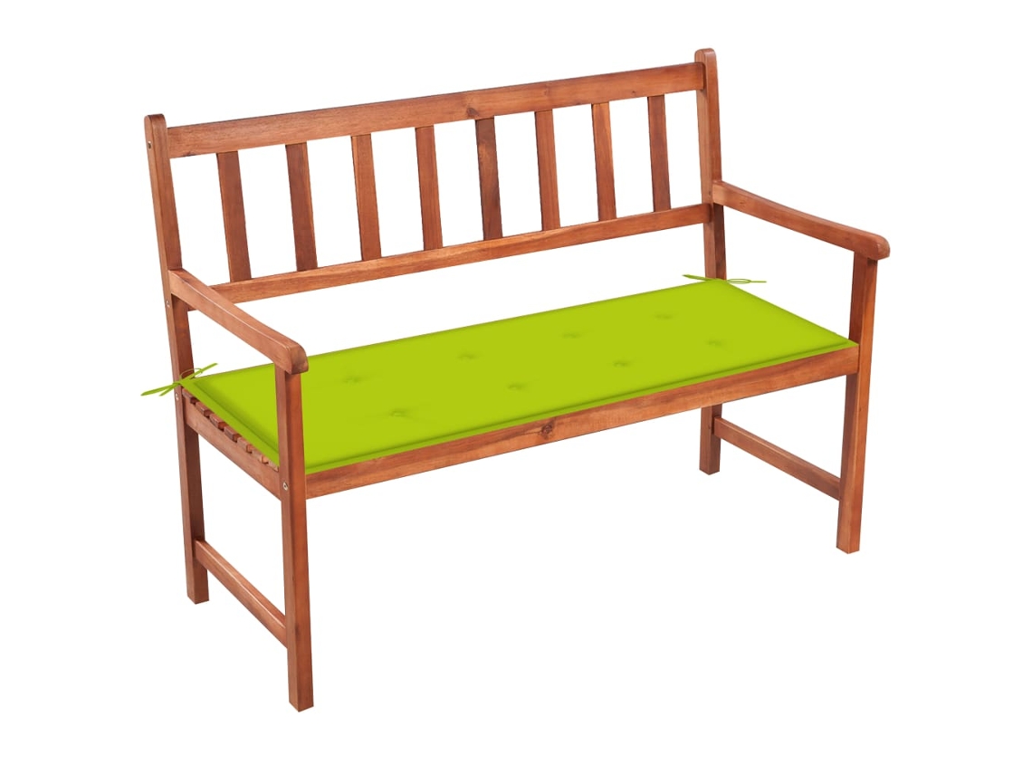 Garden Bench, Garden Benches Vidaxl Verde Madeira De Acácia (120 X 50 X 4 Cm)