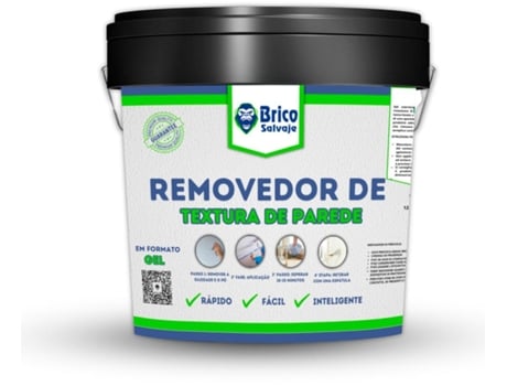 Removedor de Textura de Parede Decapante 14 L BRICOSALVAJE Gotelé Implementação Fácil