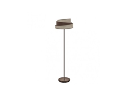 Pés De Salão Hara 1xe27 Marrom/marrom 162x40x40 Cm Fabrilamp