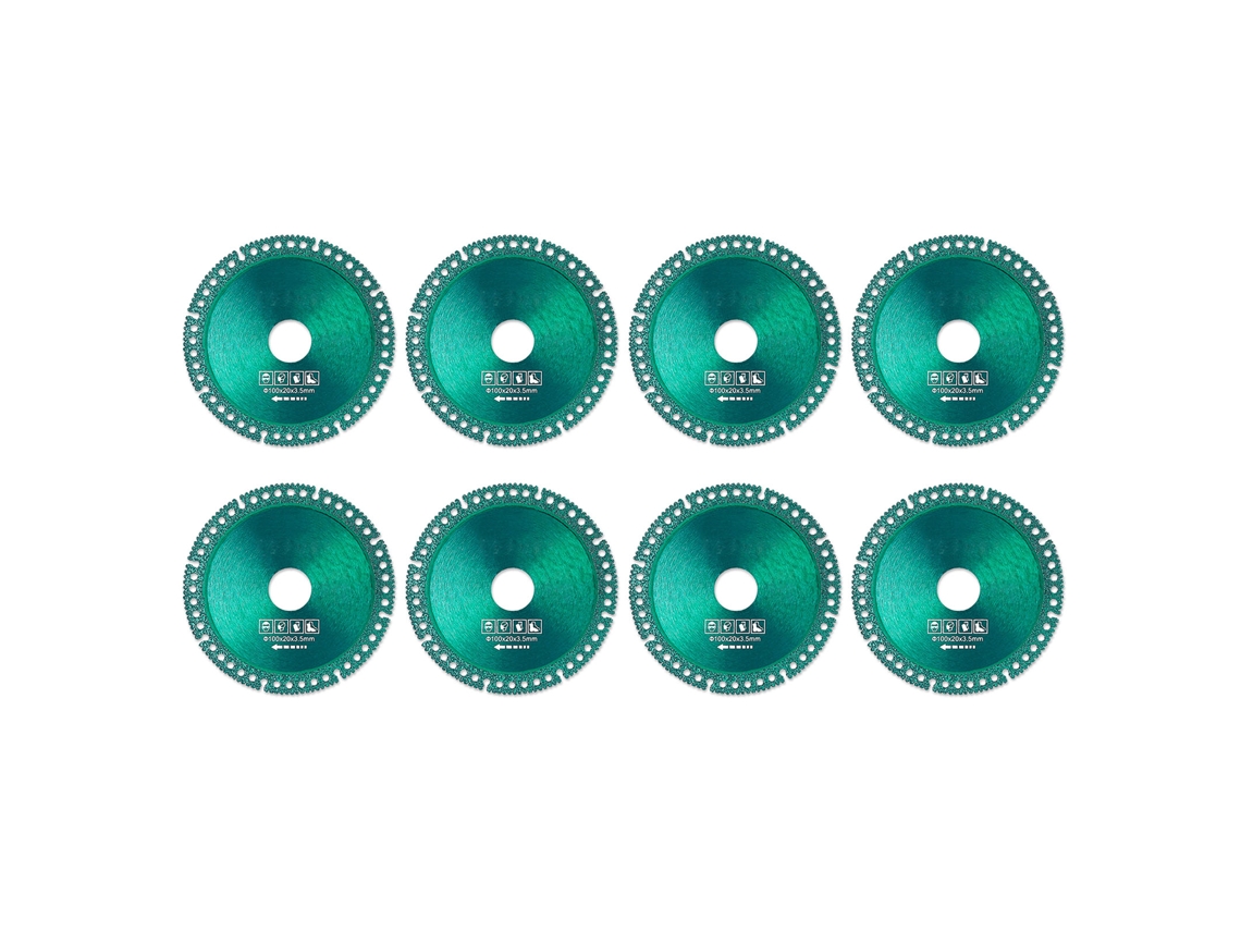 Lâmina De Serra De Corte Multifuncional Com Diamante, Suave E Remoção De Lascas, 8 Peças Para Cerâmica E Tubos Pvc