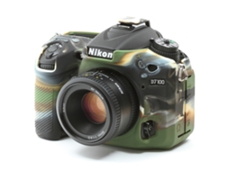 Capa para Nikon D7100/d7200 Acessórios para Estojo de Câmera em Silicone CUICH (camuflagem)