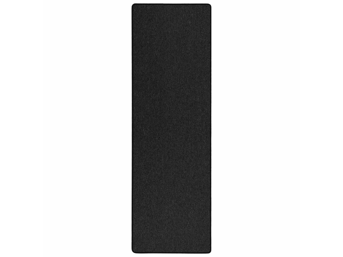 Conjunto 1 Tapete Runner Vidaxl Antracite Polipropileno (100 X 250 Cm)