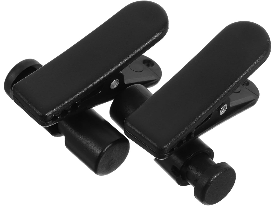 Clipe E Cabo De Recortes Preto E Abs 2 Peças Rotação 360 ° Para Organização E Fixação Cabo Em Roupas,