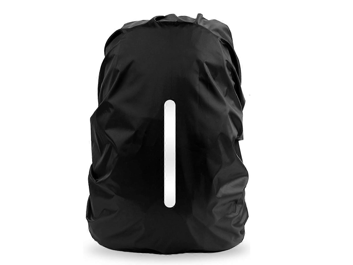 Capa Impermeável Para Mochila, Lurelia, 75l, Preto, Nylon, Faixa Refletiva, Fivela Ajustável, Dobrável E Portátil, Caminhada Viagem