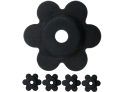 Conjunto De 5 Batentes De Borracha Antiderrapantes Para Mastros De Bandeiras De Jardim, Resistentes Gokoco