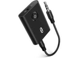Transmissor/receptor Bluetooth 5.0, Adaptador De Áudio Taotronics 2 Em 1 Sem Fio De 3,5 Mm (aptx Baixa Latência