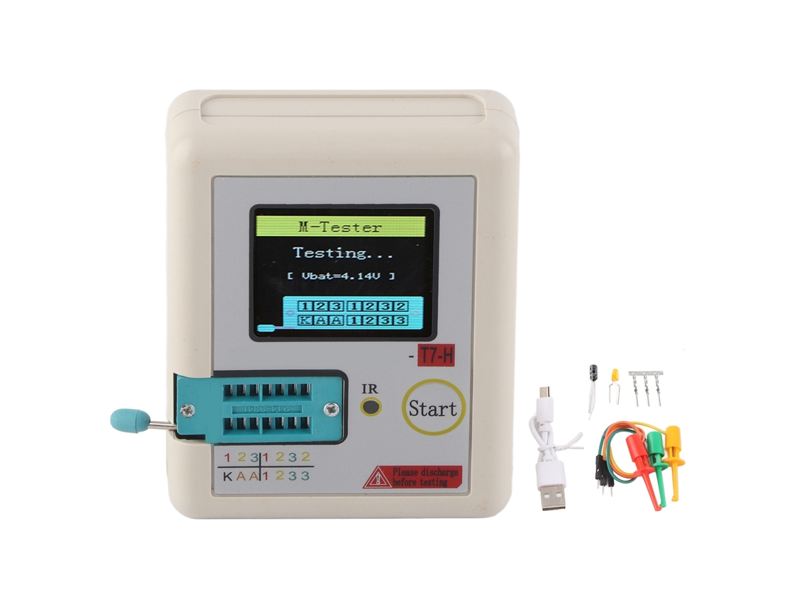 Testador Transistores Multifuncional Tft Lcr T7h