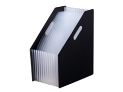 Organizador de Arquivos Expansível com Grande Capacidade, Suporte de Mesa para Arquivos, Ideal para Armazenamento Eficiente de Documentos BRILVIBERA