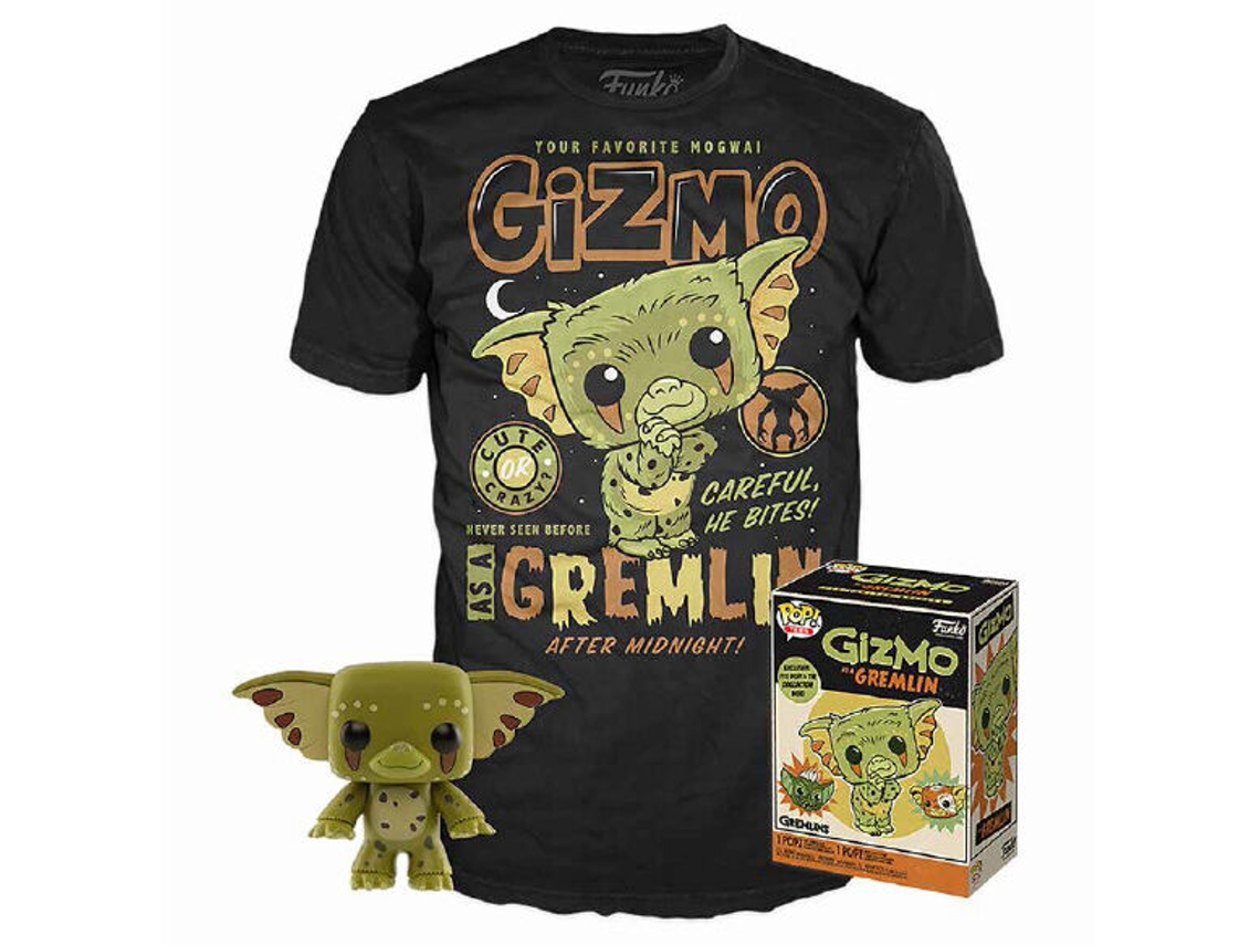 Conjunto De Figuras Pop E T-shirt Gremlins Gizmo Exclusive