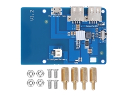 Módulo Ups Bateria Lipo Expansion Board com 2 Usb para Raspberry Pi3