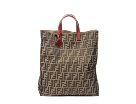 Mala De Ombro De Mulher Fendi Pre Owned Brown Preto (tamanho Único)