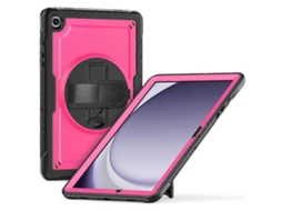 Capa Para Tablet Compatível Com Samsung Galaxy Tab A9+ (sm-x210 / X215 / X216 / X218), Com Suporte Integrado, Em Pc + Tpe E Alça De Mão.