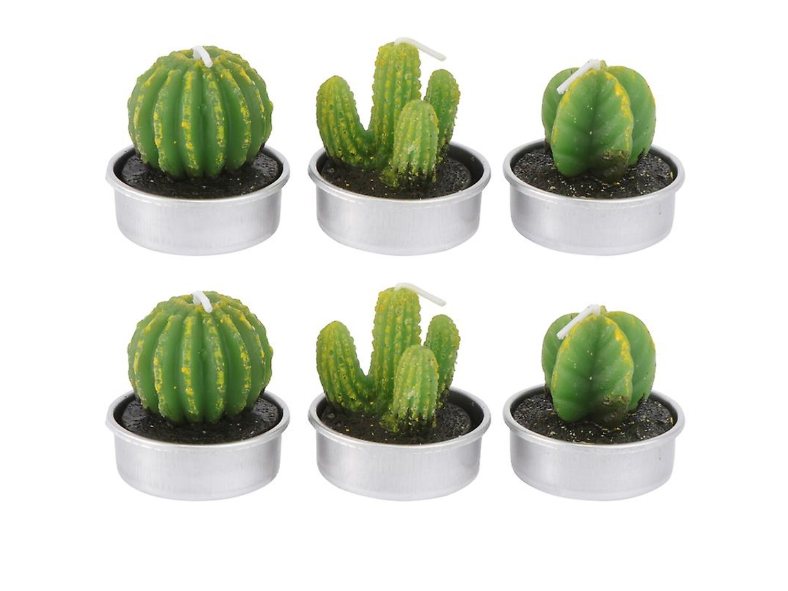 6 Peças De Enfeite De Velas Allinless