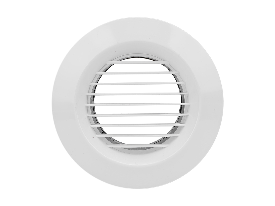 Grade de Ventilação Redonda Abs 100mm com Filtro Desmontável
