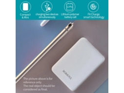 Carregador Portátil LAXISCREED 5000mah Branco