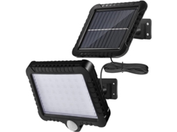 Refletor Solar Led AQUAFORGE, 5m, Ip65, sensor de movimento, externas, instalação simples