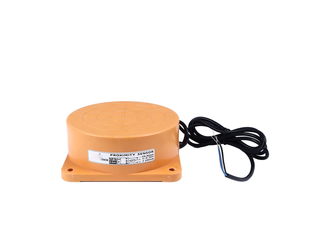 Sensor De Proximidade Indutivo 80mm Npn 3 Fios Nc 6-36v Cc Chave De Aproximação