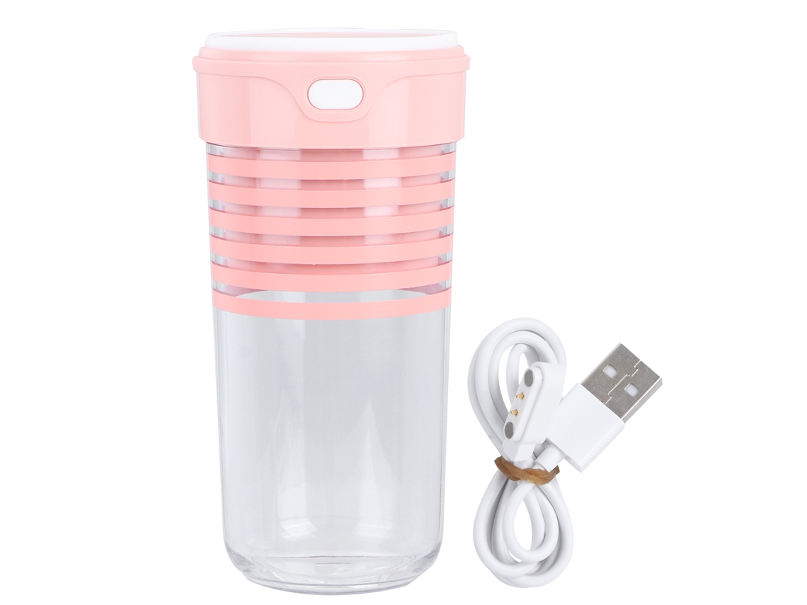 Laxiscreed Copo Liquidificador Portátil, Tritura Gelo E Mistura, Recarregável E Compacto