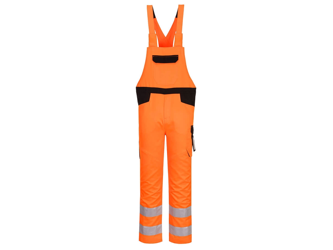 Body Pw2 De Alta Visibilidade Para Segurança Ideal Laranja E Preto / Xxxl