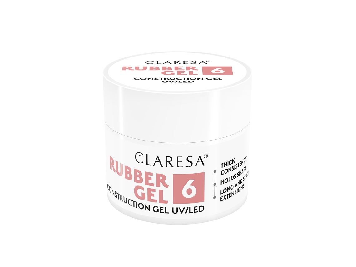 Gel Construtor Claresa Rubber 6 (12 G)