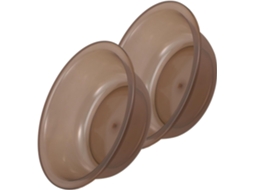 Conjunto De 2 Bacias Redondas Para Cuidados Pessoais, Com Espaço Para Guardar Pequenos Objetos.