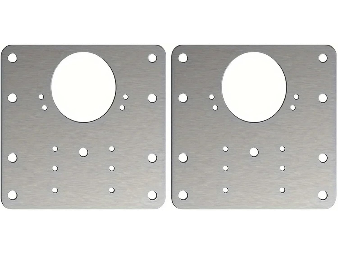 Placa De Reparo Para Dobradiça Armário Conjunto Com 20-unidades Montagem Porta Cozinha Furos Suportes Fixação Plana