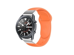 Bracelete Pulseira Silicone Suave para Gramin Fenix 6 Edição Pro Solar Laranja