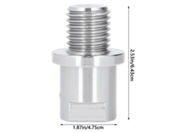Laxiscreed Adaptador De Eixo Para Torno, Compatível Com Rosca 1" X 8tpi E Diâmetro Interno 5/8"