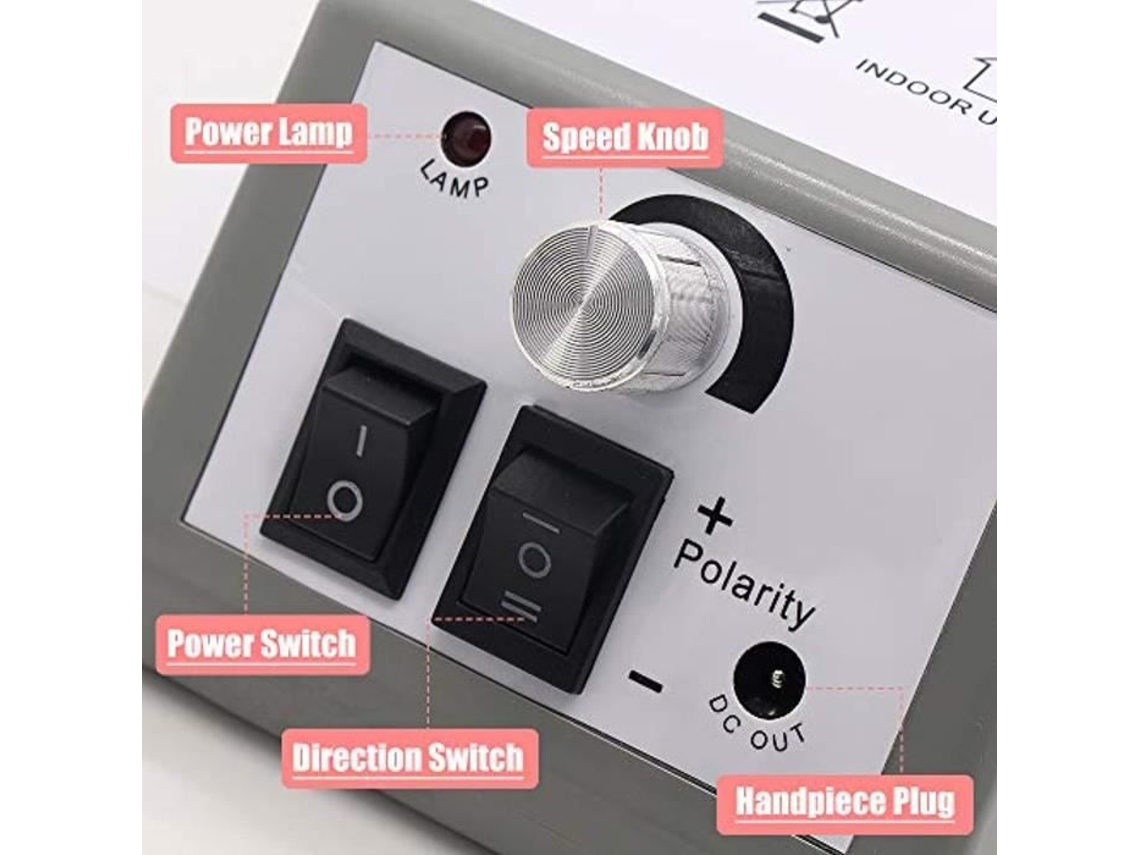Manicure elétrica, ferramentas elétricas profissionais de polimento de broca de unhas, máquina elétrica de manicure e pedicure S/MARCA
